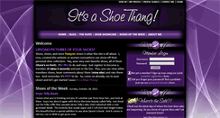 Desktop Screenshot of itsashoethang.com